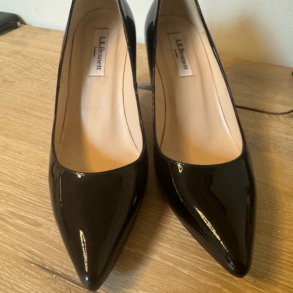 LK Bennett Florete Black Stiletto Heels - Picture 1 of 5